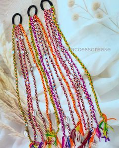 Navratri Braided Hair Ties
