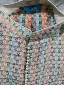 Men's Ethnic Kurta Set &amp; Dupatta