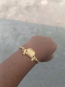 Golden Car Charm Bracelet Only in147 Coin