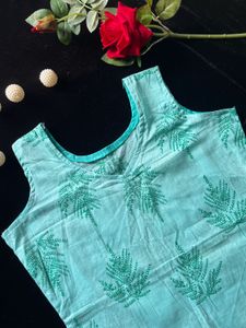 Leaf Print Kurta