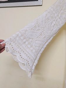 White Chikankari Kurta