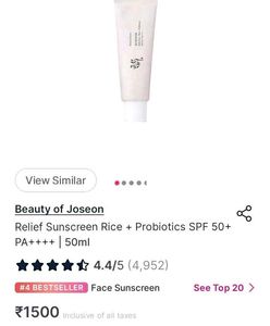Beauty Of Josen Relief Sun Sunscreen