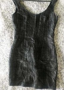 Sparkly Black Bodycon Dress