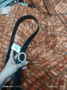 Pearl Belt With Tag
