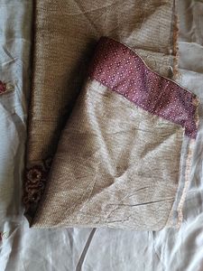 Two Tone Saree With Blouse Fabric