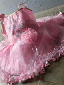pink Princess Fancy Pari Frock &amp; Dress