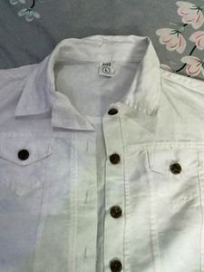 Trendy Jacket, Comfortable For Summers, White In C