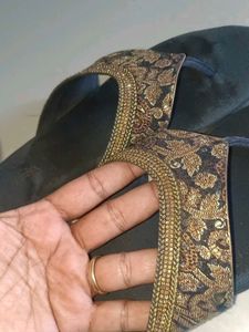 Lazera Embroidered Flip Flops