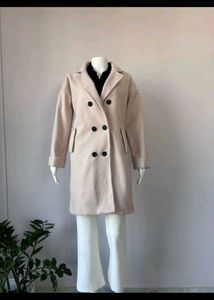 Elegant Beige Overcoat