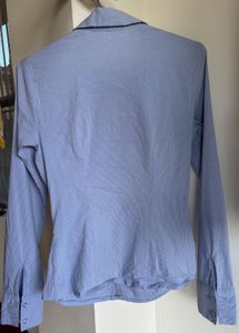 Blue Stripped Fitted Shirt