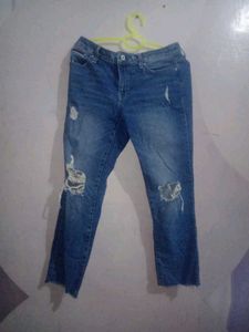Ripped Denim Jeans