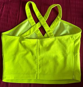 neon green strappy top