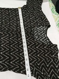 Chic Zigzag Print Kurta