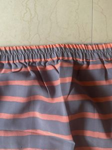 Striped Midi Skirt