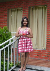 Red Halter Neck Dress