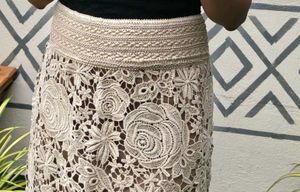 Lace Pencil Skirt
