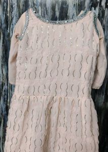 Sharara dress for women💗Cute Peach Party Dres