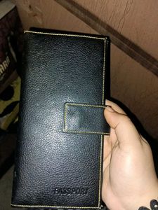 Passport Black Wallet