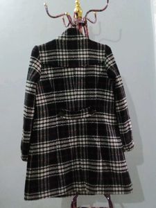 Plaid Wool Coat