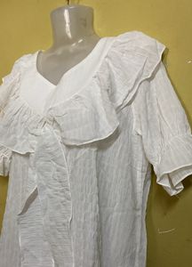 Summer Wear Frill Transparent Top