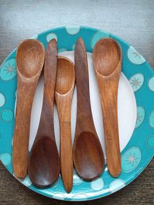 Wooden Kitchen Spoons (Set of 5)