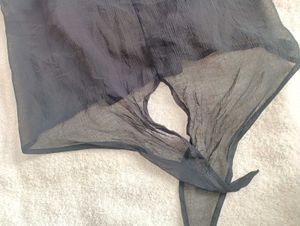 Black Sheer Top