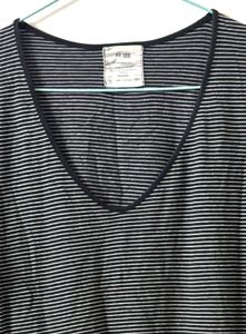 Black And White Striped T Shirt