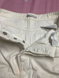 Zara Man Original Shorts White