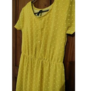 Yellow Tiered Maxi Dress