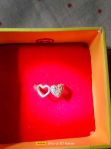Silver Ring 12g American Dimond With Bill