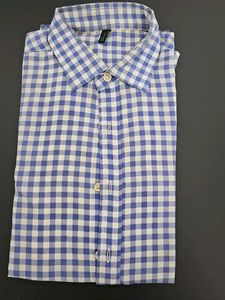 Benetton Blue Check Shirt