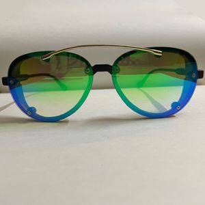 Combo of Keychain, UV Protection & Golden Glasses