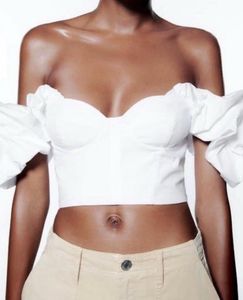 White Off-Shoulder Top