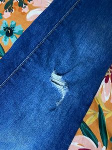 Distressed Denim Jeans