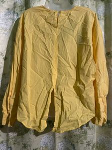 Yellow Long Sleeve Top