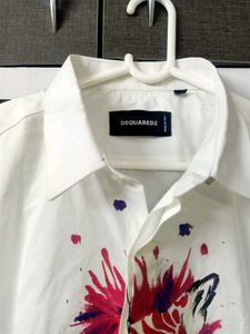 NEW Dsquared2 Designer White Shirt