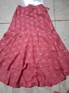 Pink Cotton Blend Blouse