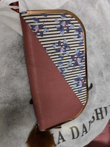 Floral &amp; Striped Clutch