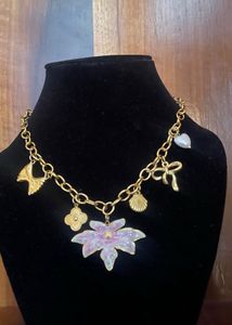 Charm Necklace with Pendants