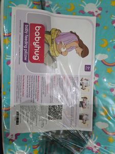 Babyhug Cotton Feeding Pillow With Belt