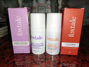 Foxtale Hydrating Moisturiser + Vitamin C Serum