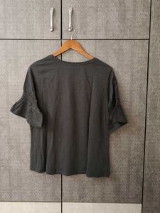 Charcoal Grey Color Top
