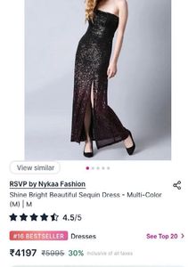 RSVP by Nykaa Sequin Gown