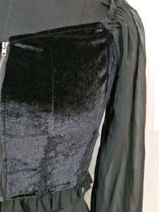 Black Velvet Top