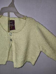Max Brand Cream Colour Furr Jacket For Baby Girl