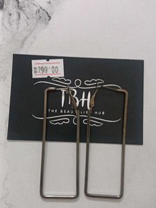 Statement Rectangle Hoop Earrings