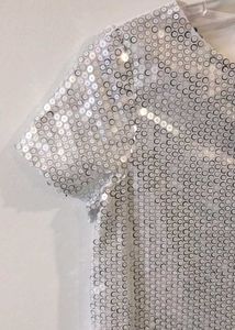 Zara Sequin Party Top