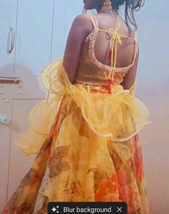 Floral Lehenga Choli Set can be stichable