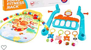 Musical Keyboard Play Mat &amp; Baby Gym Mat