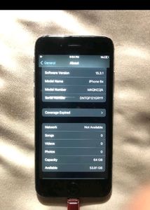 I Phone 6s Argent Sell